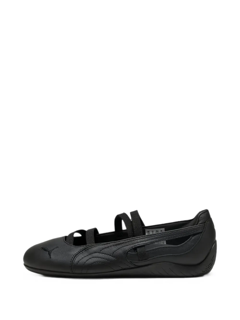 Puma Kids Speedcat elasticated-strap ballet sneakers Zwart