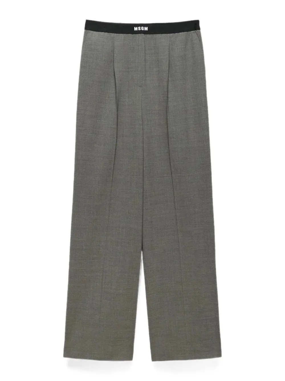 MSGM Broek met logoband Grijs