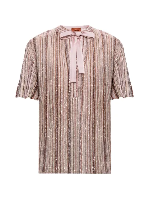 Missoni blusa bordada con lentejuelas