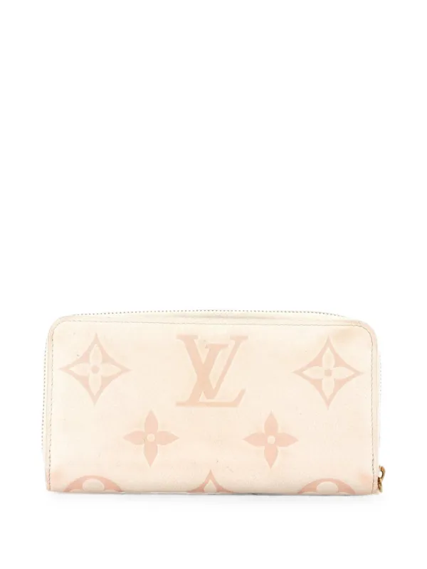 Louis Vuitton Pre-Owned ジッピーウォレット バイカラー モノグラム