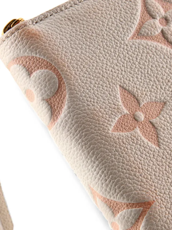 Louis Vuitton Pre-Owned ジッピーウォレット バイカラー モノグラム
