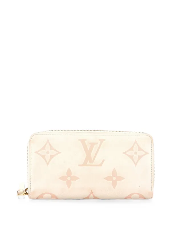 展示品級 ルイヴィトン アンプラントジッピーウォレット バイカラー A327 Louis Vuitton Pre-Owned ジッピーウォレット バイカラー モノグラム