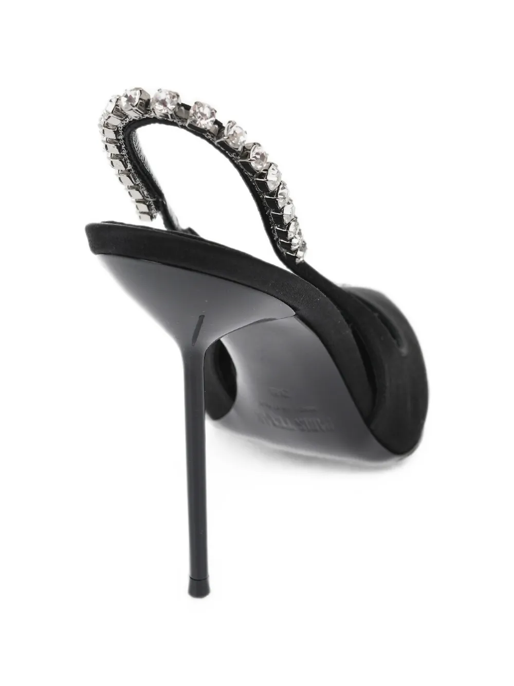 Paris Texas Lidia crystal-embellished slingback pumps Zwart