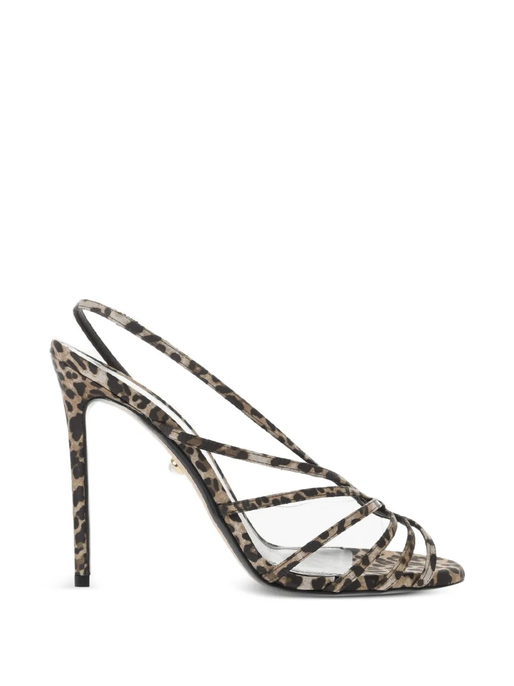 Alevì animal-print transparent-panel sandals Bruin