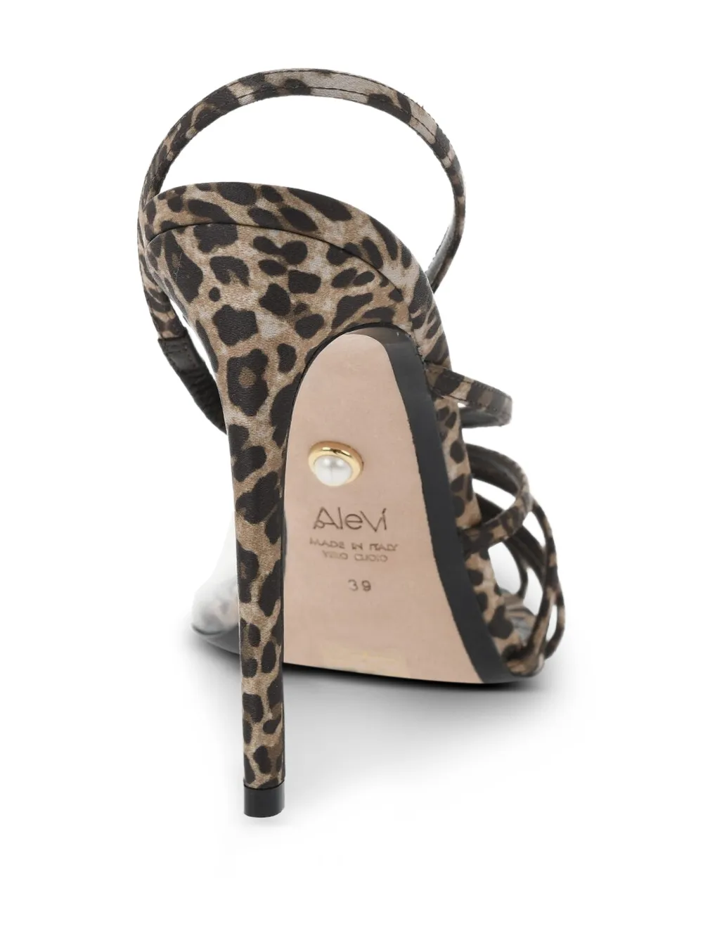 Alevì animal-print transparent-panel sandals Bruin