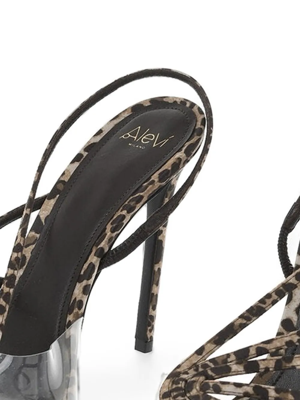 Alevì animal-print transparent-panel sandals Bruin
