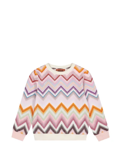 Missoni Kids zigzag-print sweatshirt