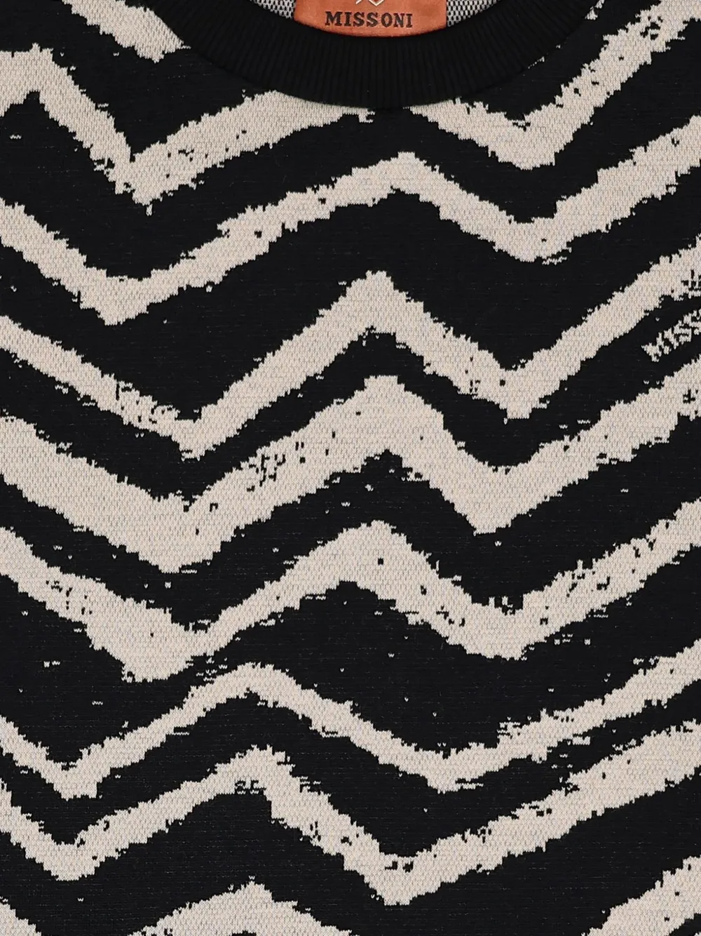 Missoni Kids Trui met zigzag-patroon Zwart