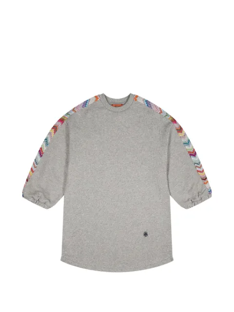 Missoni Kids zigzag-print raglan-sleeve dress