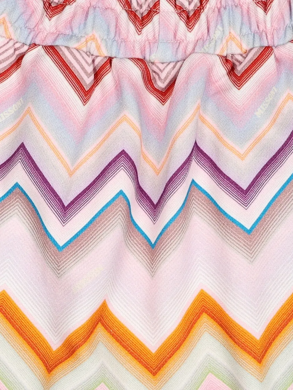Missoni Kids Rok met zigzag-print Roze