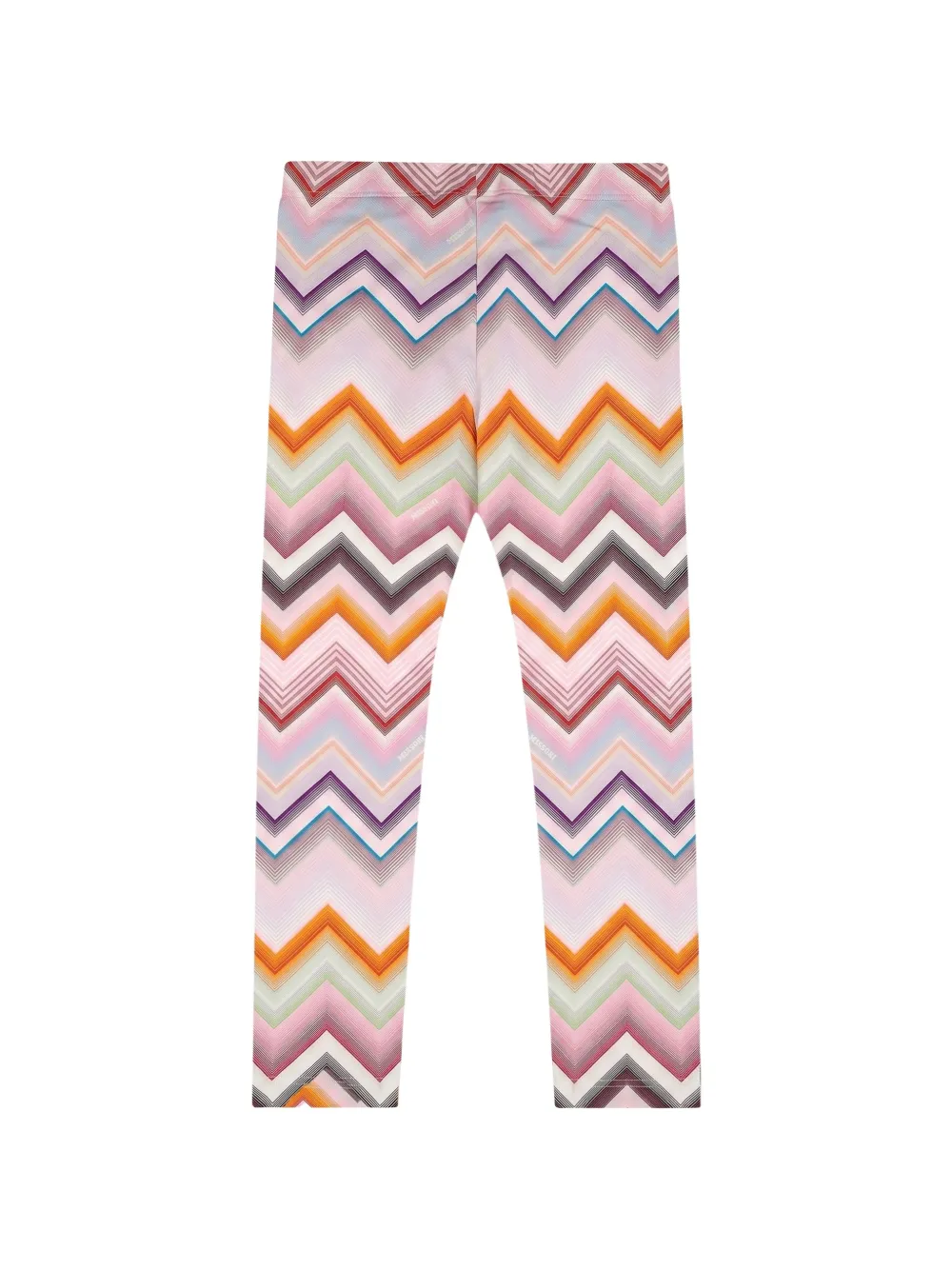 Missoni Kids Legging met zigzagprint Roze