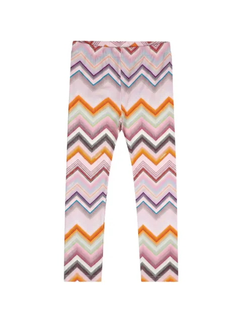 Missoni Kids zigzag-print leggings