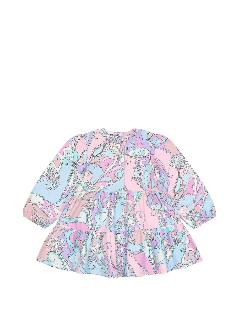 PUCCI Junior Jurk met abstracte print Roze