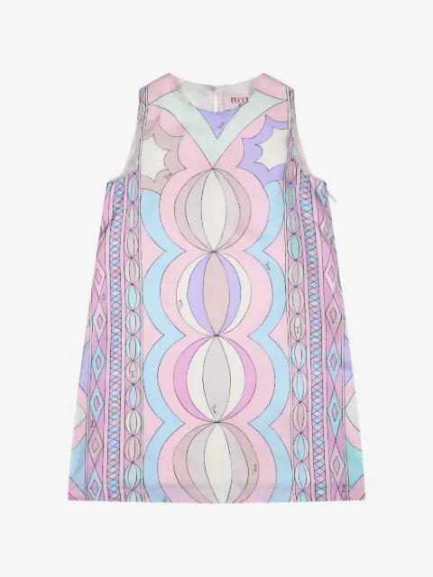PUCCI Junior Iride-print sleeveless dress