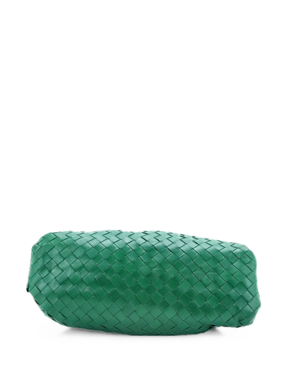 Bottega Veneta Pre-Owned The Pouch Intrecciato Nappa clutch bag - Green