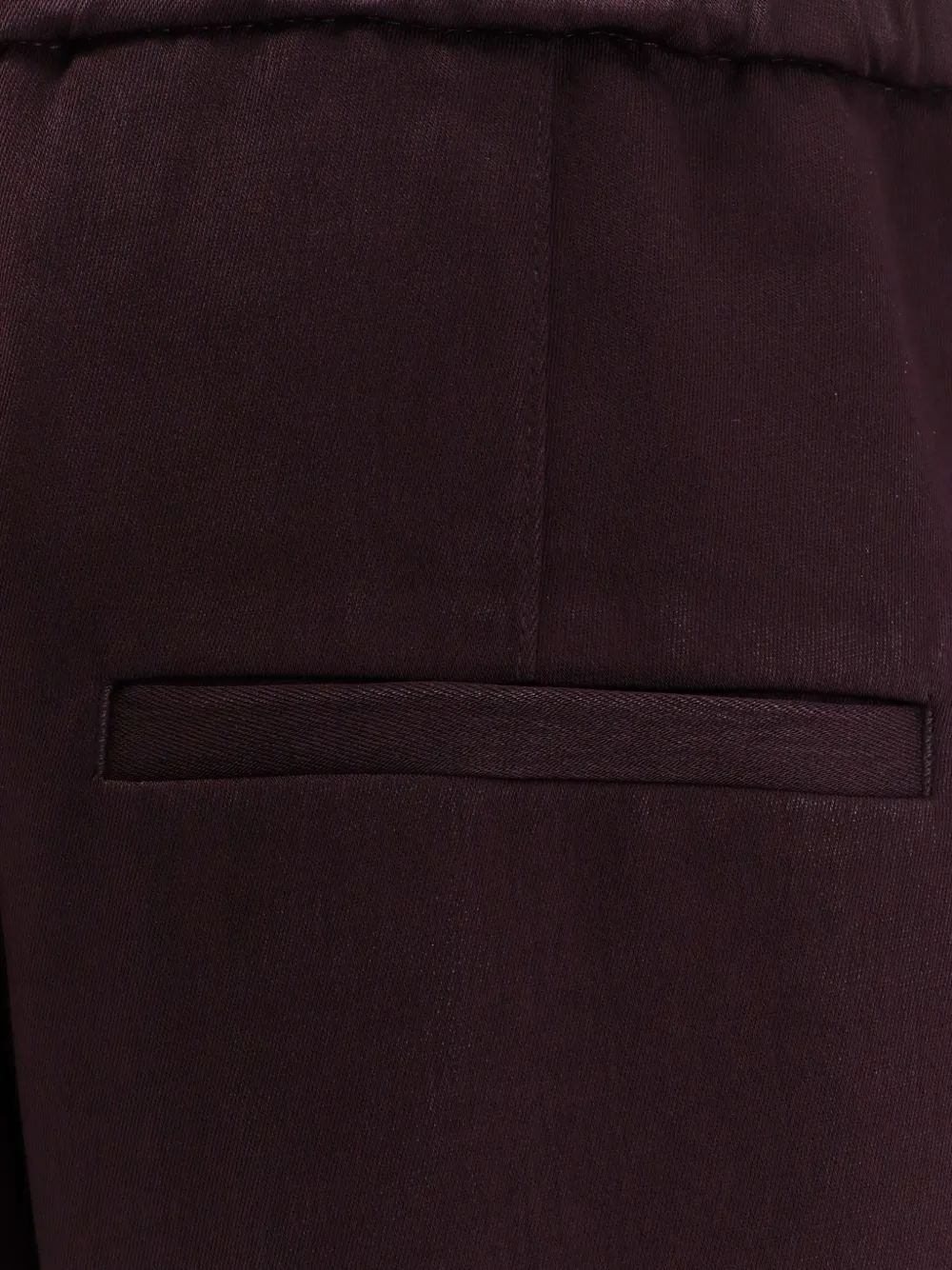 Vince Satijnen broek met trekkoord taille Paars