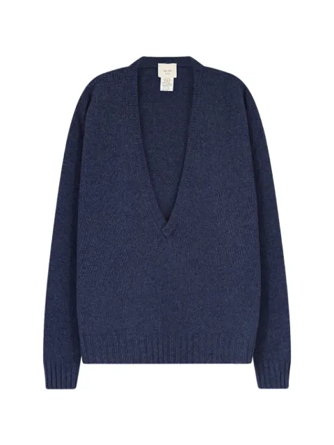 Alysi V-neck knitted sweater
