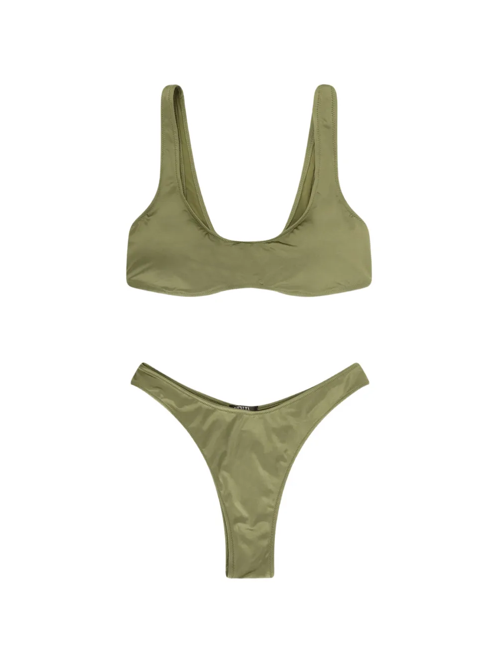VENUJA high-waisted padded bikini - Verde