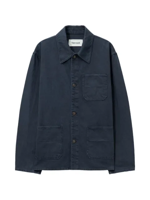 TONYWACK button-up patch-pocket shirt jacket
