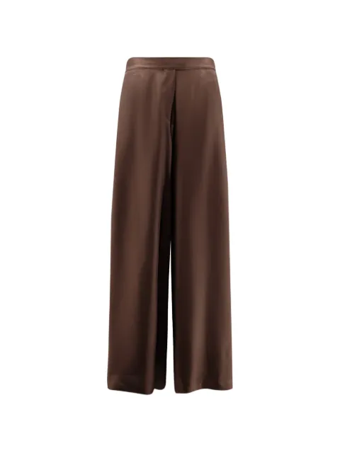 CO.GO wide-leg silk palazzo pants