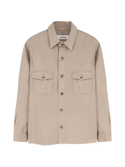 TONYWACK flap-pocket oversized shirt jacket