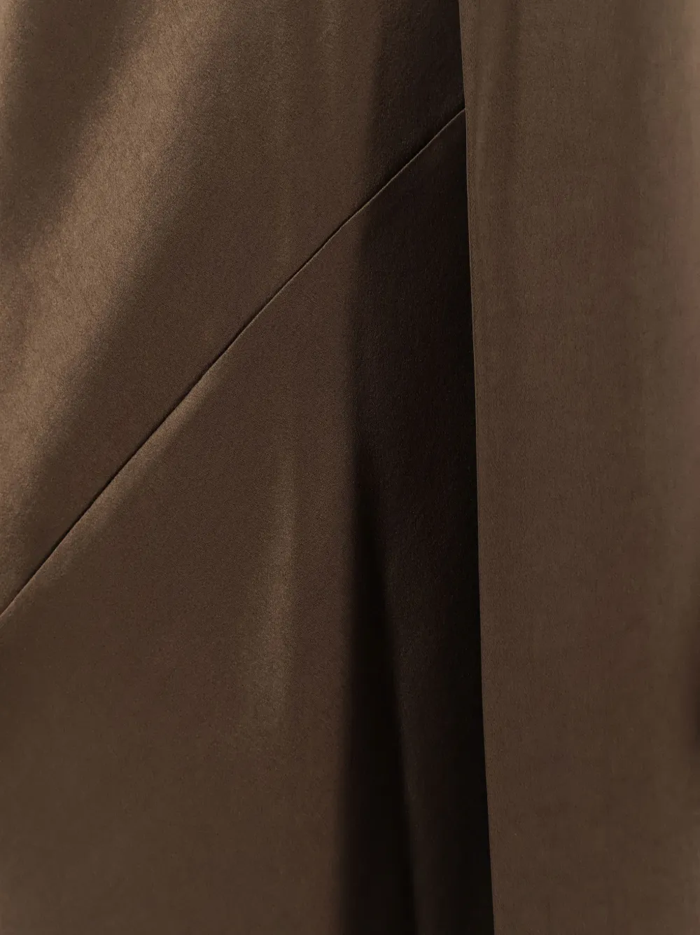 Vince scarf-detail sleeveless satin maxi dress Bruin