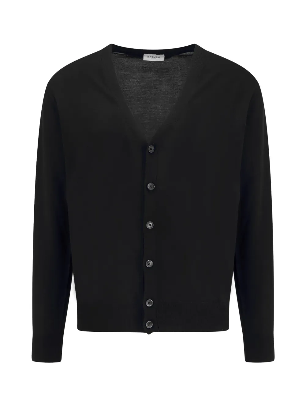 Bramani Cashmere V-neck button-up cardigan - Black