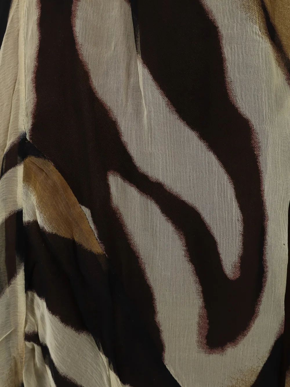 Mes Demoiselles Susu zebra-print elasticated maxi skirt Beige