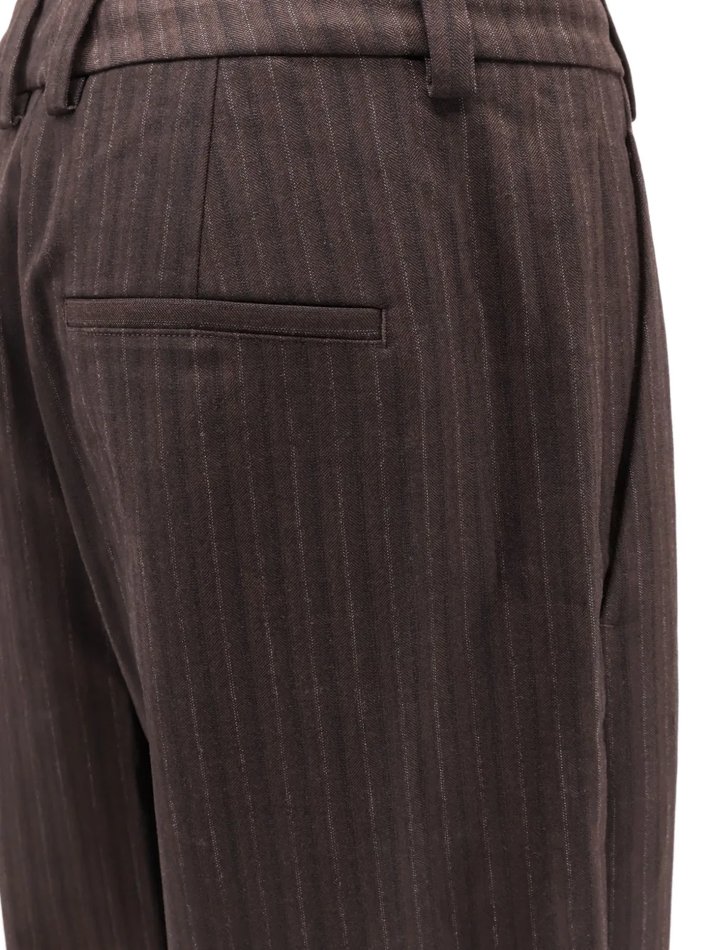 Vince pinstriped wide-leg trousers Bruin