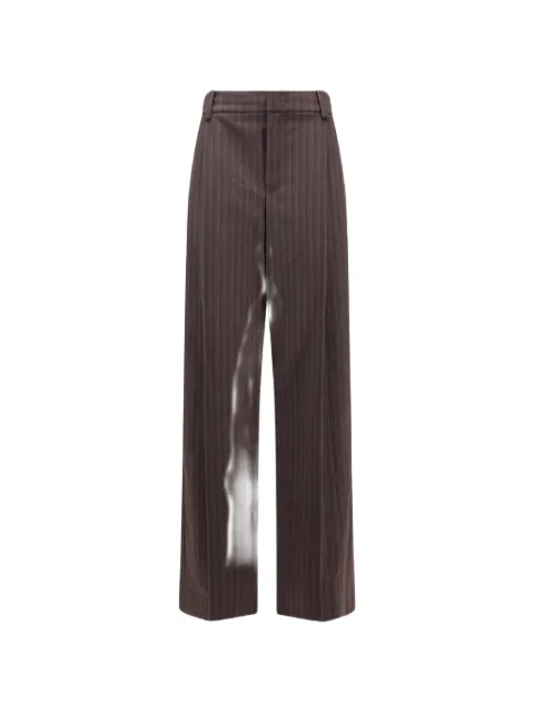 Vince pinstriped wide-leg trousers