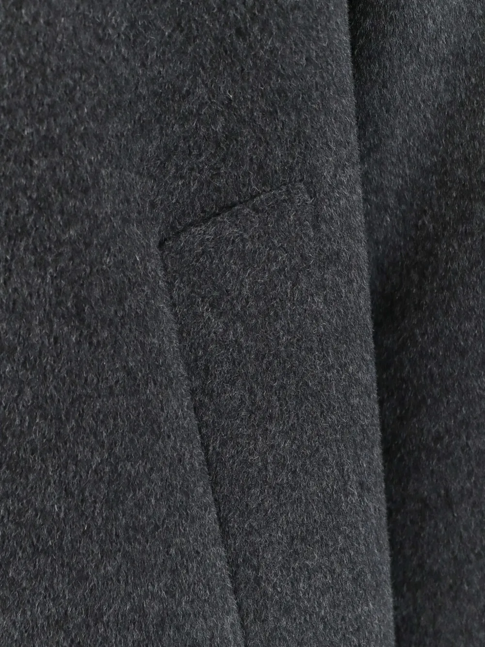 ASPESI concealed-fastening single-breasted coat Grijs