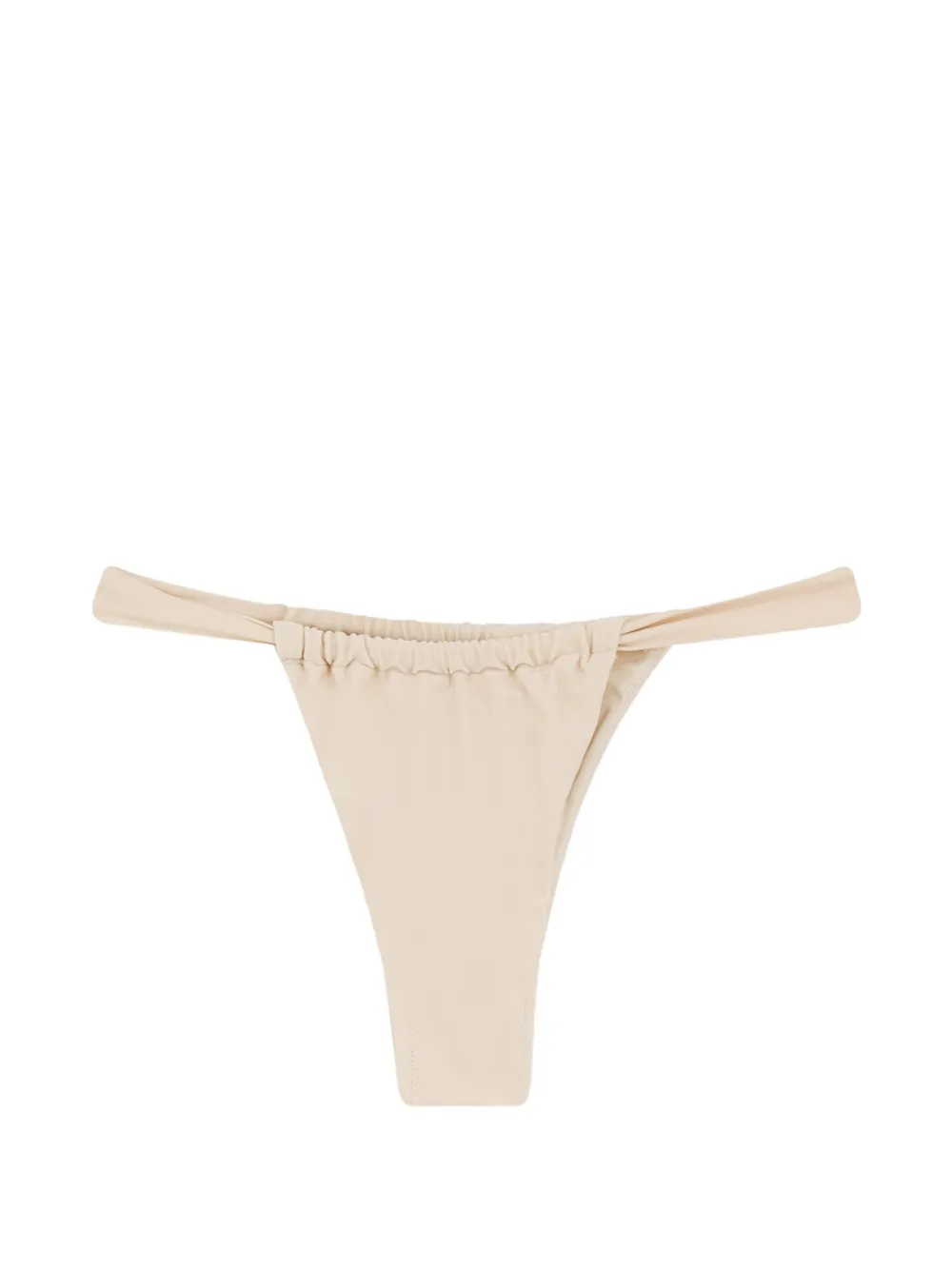 PatBO X Camila Coelho Golden Dune high-cut bikini bottoms - Toni neutri