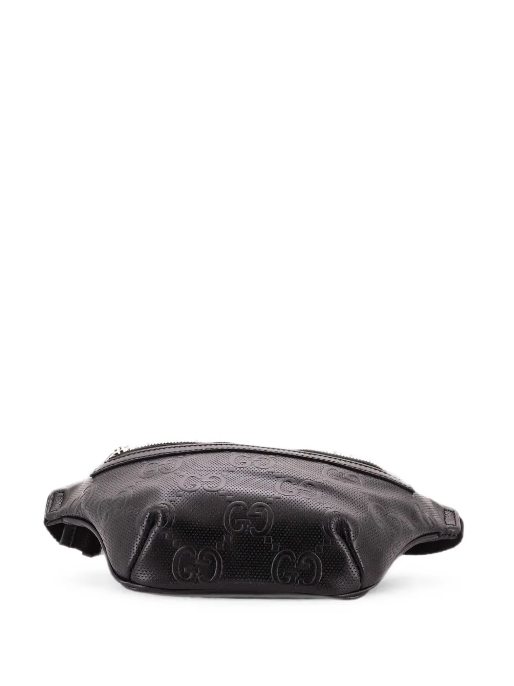 Gucci Pre-Owned GG Embossed Perforated Leather Small belt bag - Black