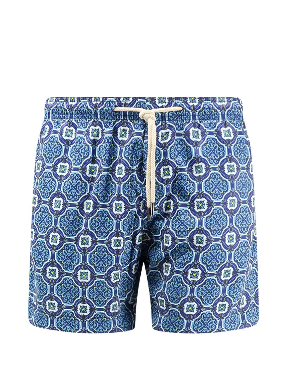 PENINSULA SWIMWEAR Santo Stefano geometric-print swim shorts - Blu