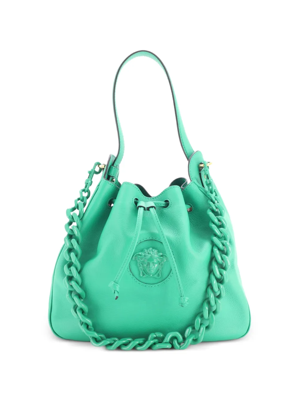 Versace Pre-Owned grand sac seau La Medusa en cuir - Vert