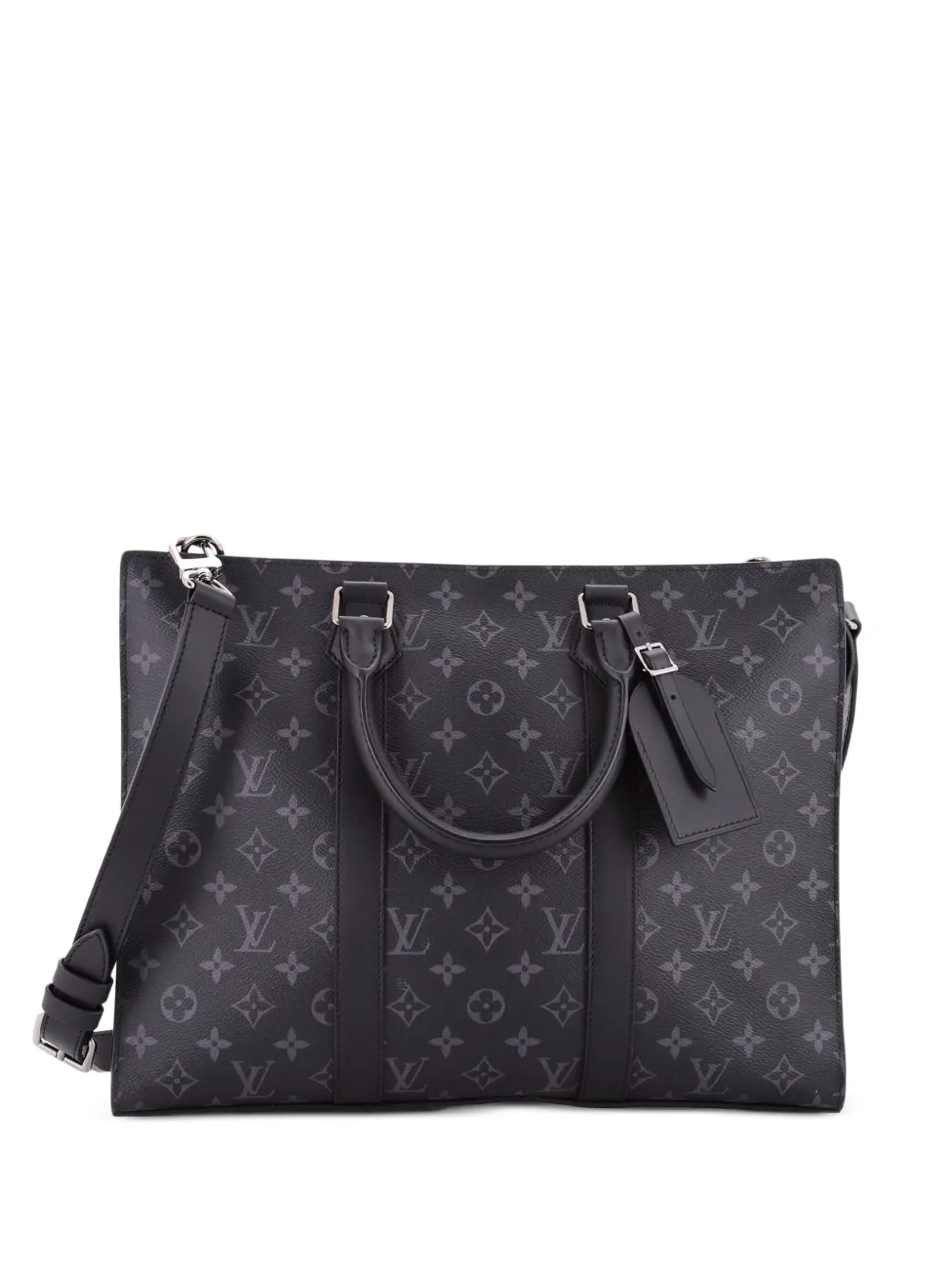 Louis Vuitton Pre-Owned Sac Plat Zipper Monogram Eclipse Canvas-Tote Bag - Schwarz