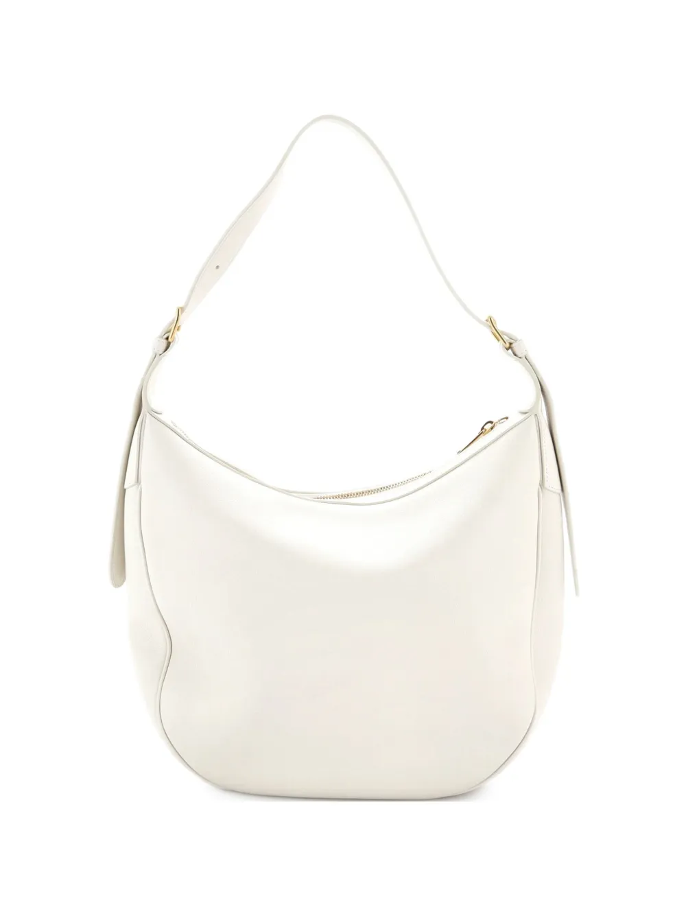 Celine Pre-Owned Mittelgroße Heloise Triomphe Schultertasche mit Prägung - Weiß