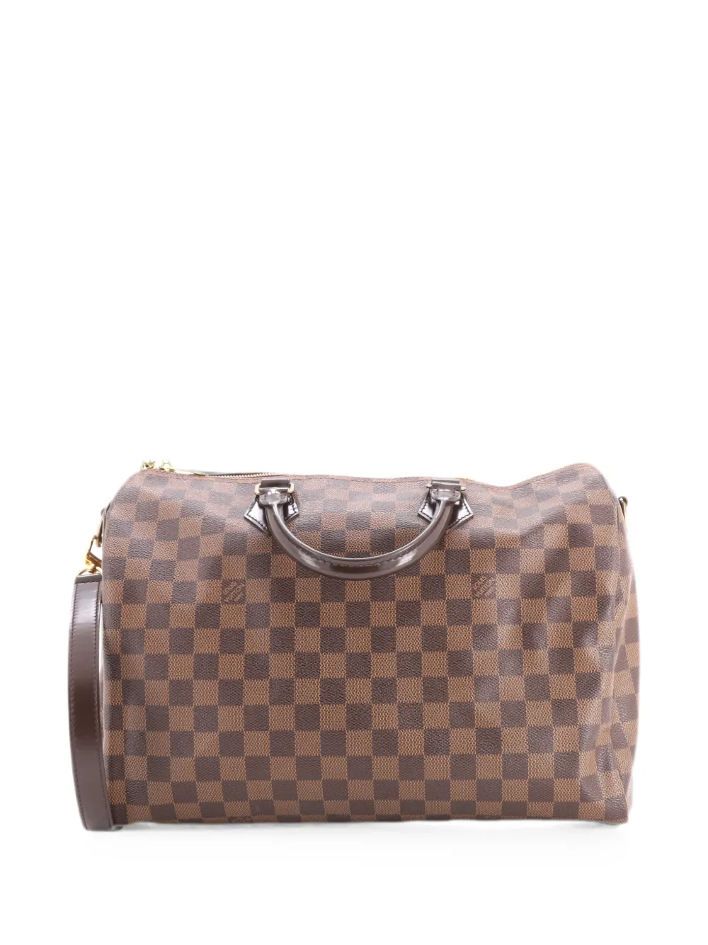 Louis Vuitton Pre-Owned Speedy Bandouliere Bag Damier 35 satchel - Brown