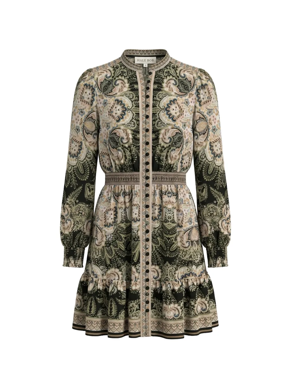 Hale Bob Eleanora paisley-print mini dress - Nero