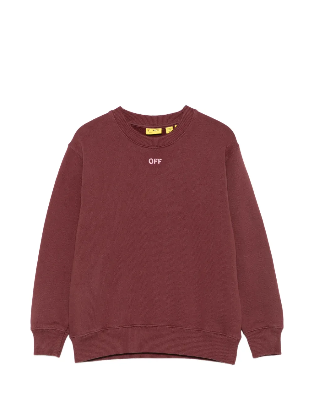 Off-White Kids pull à imprimé Arrows et logo imprimé - Rouge Off-White Kids pull à imprimé Arrows et logo imprimé - Rouge