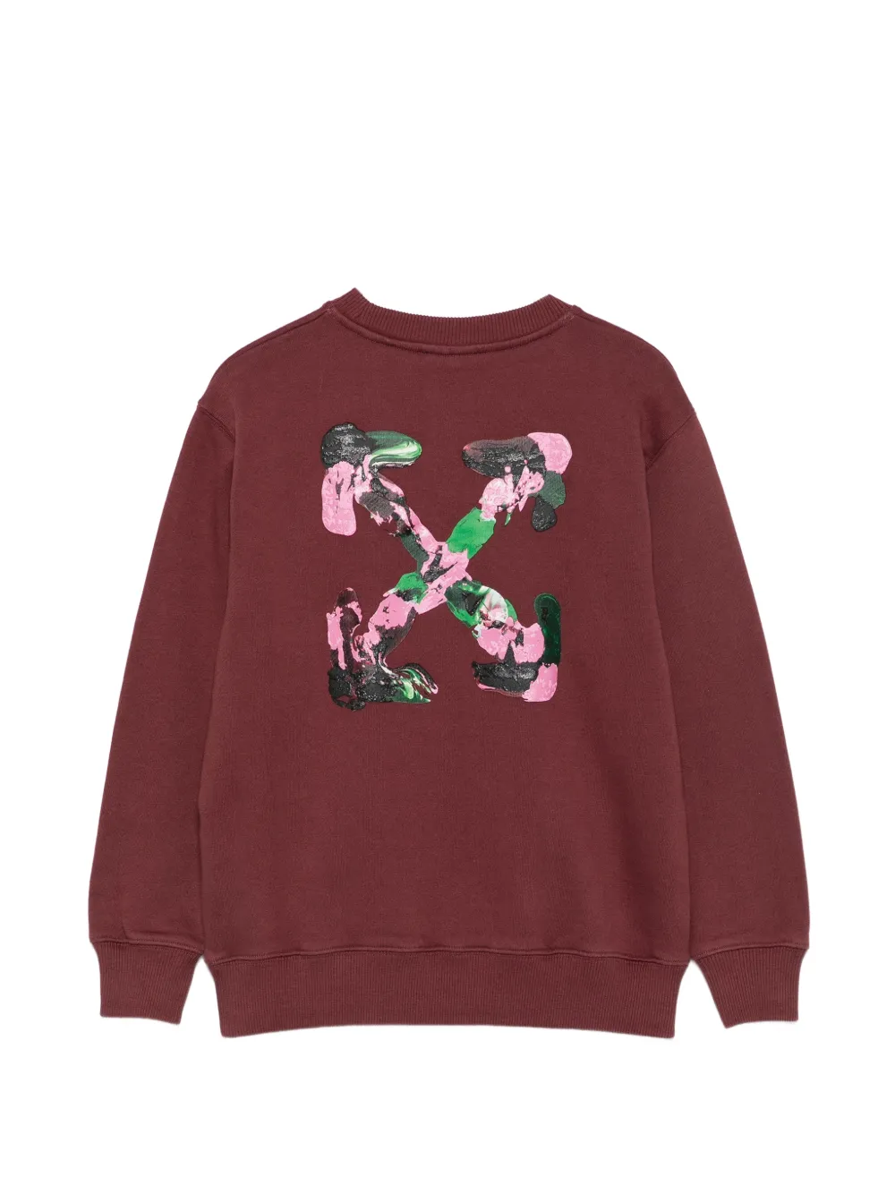 Off-White Kids Trui met Arrows-print en logoprint Rood