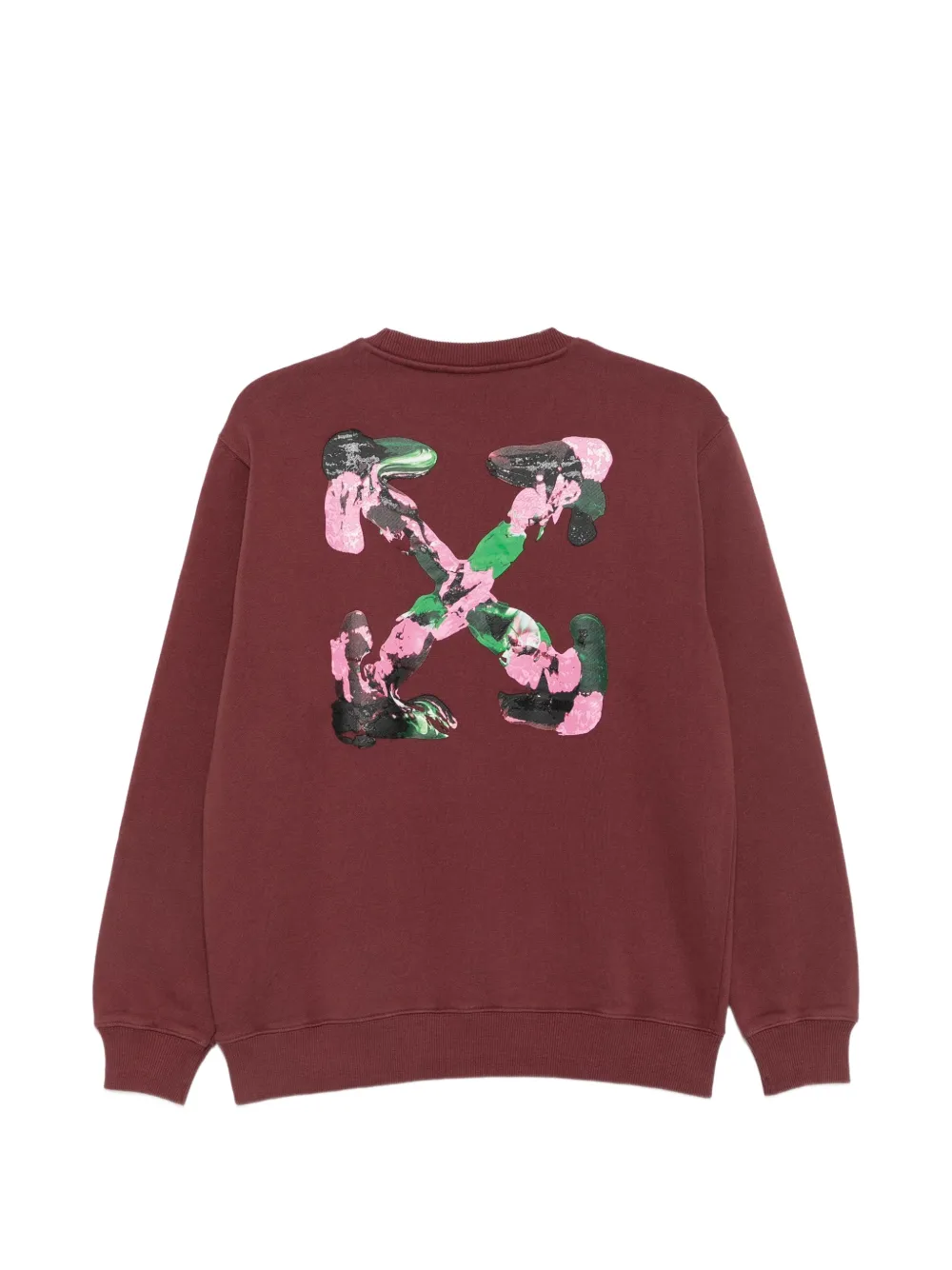 Off-White Kids Sweater met logoprint Rood