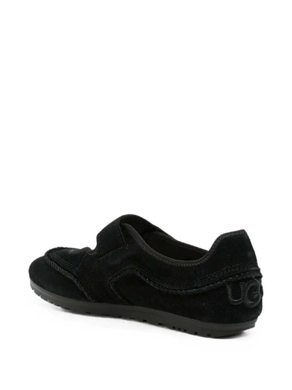 UGG Quill touch-strap ballet flats Zwart