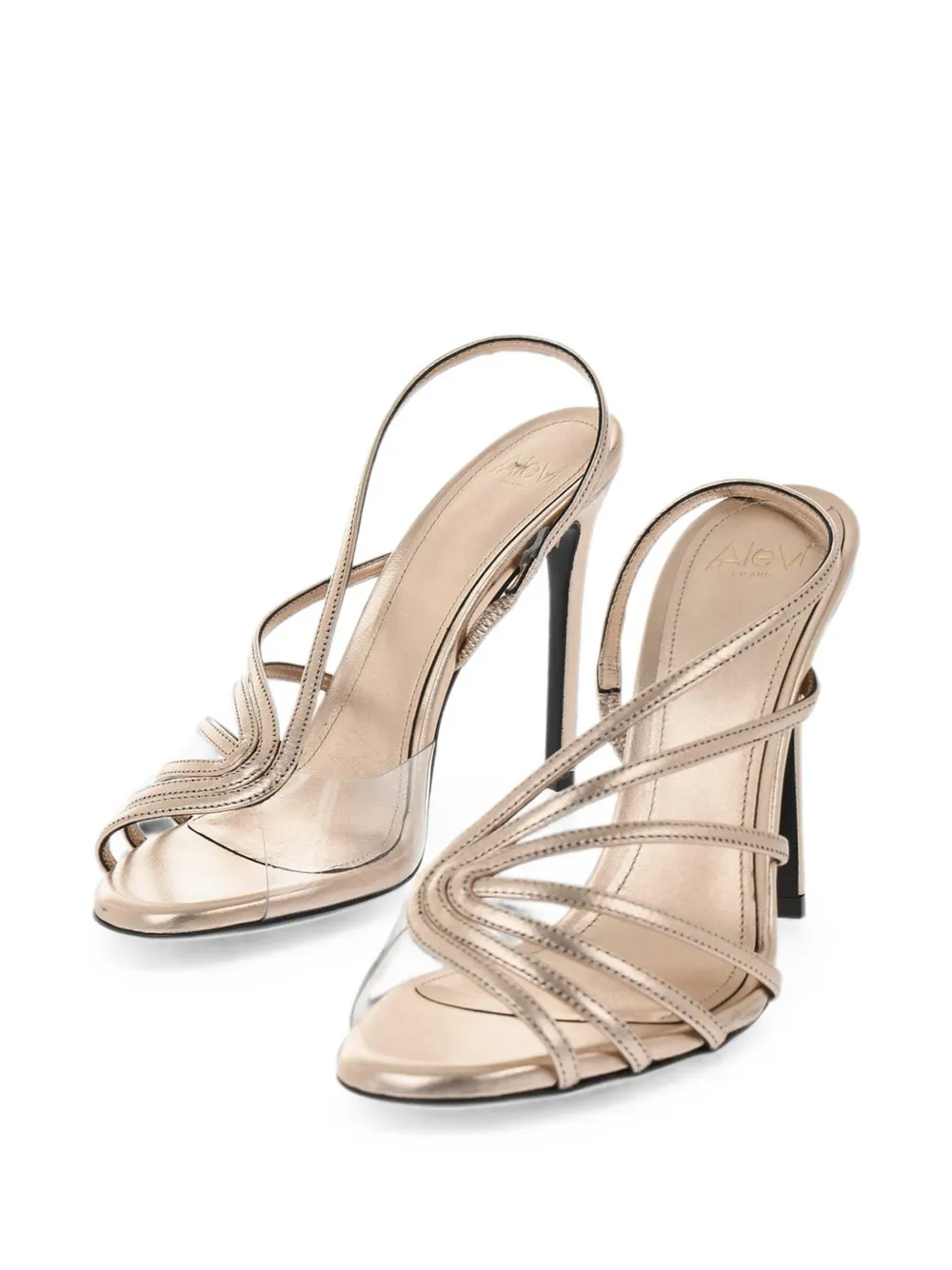 Alevì Benny leather sandals Goud