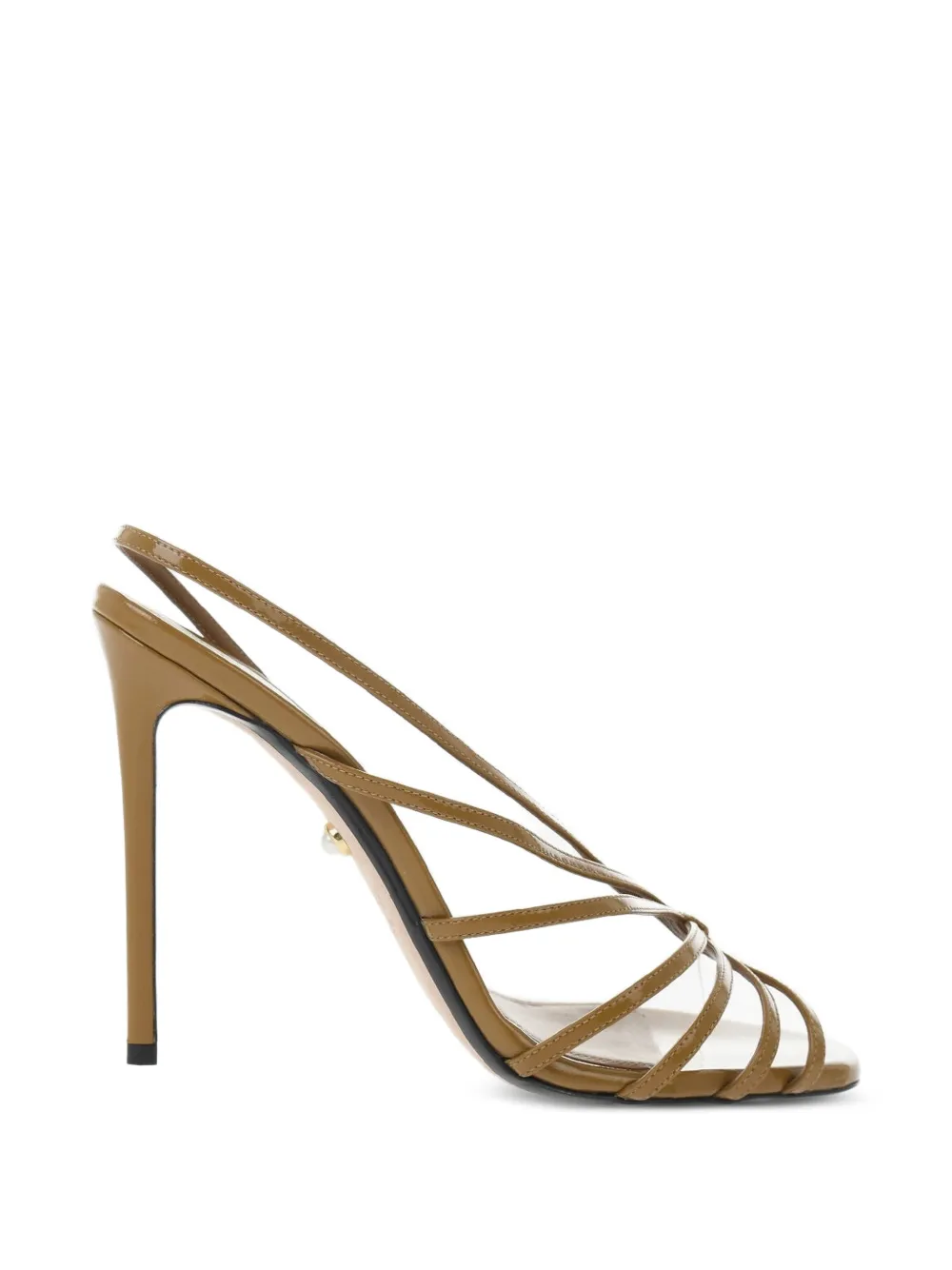 Alevì Benny patent-leather sandals Bruin
