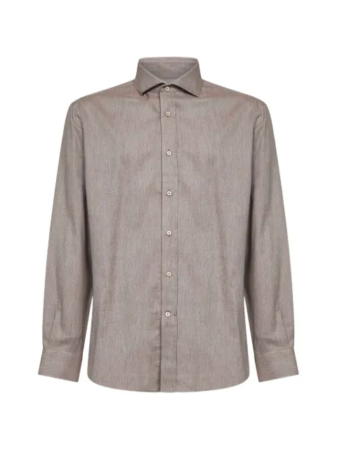 Brunello Cucinelli spread-collar button-down shirt