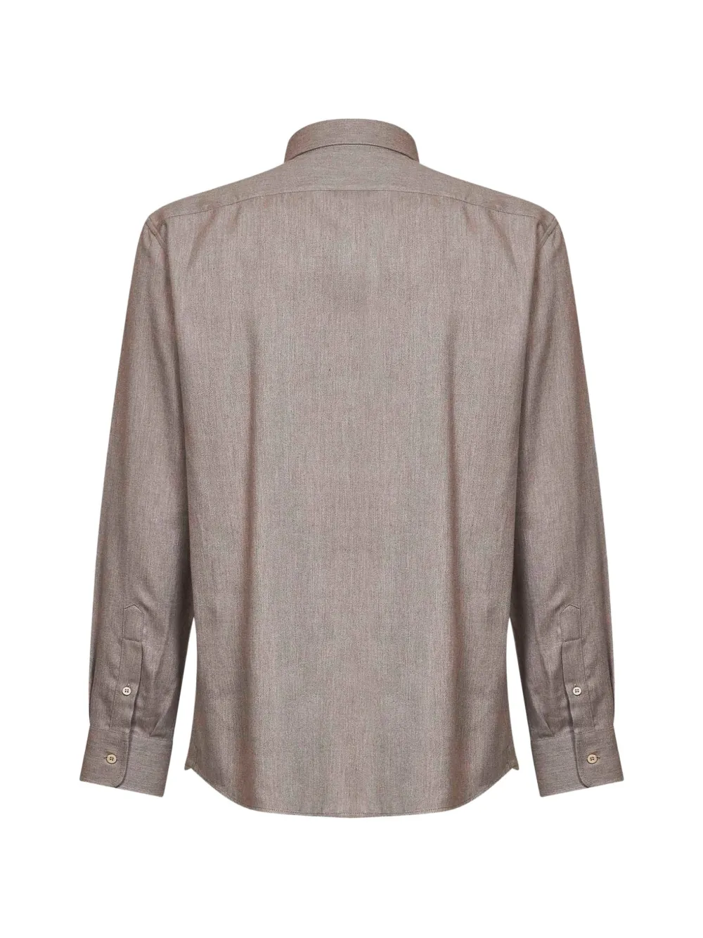 Brunello Cucinelli Overhemd met brede kraag Grijs