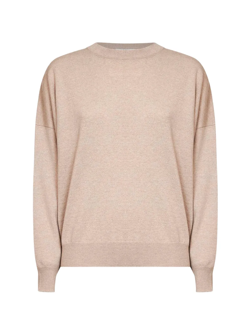 Brunello Cucinelli Monili-trimmed cashmere sweater - Toni neutri