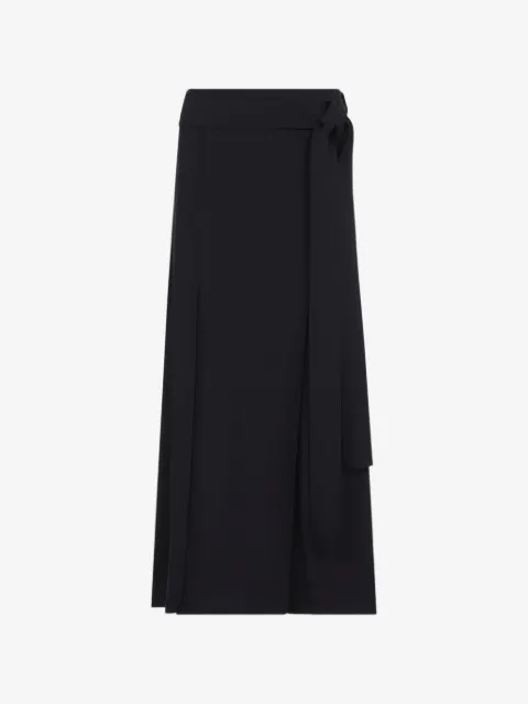 Studio Nicholson wrap-front tie-fastening maxi skirt