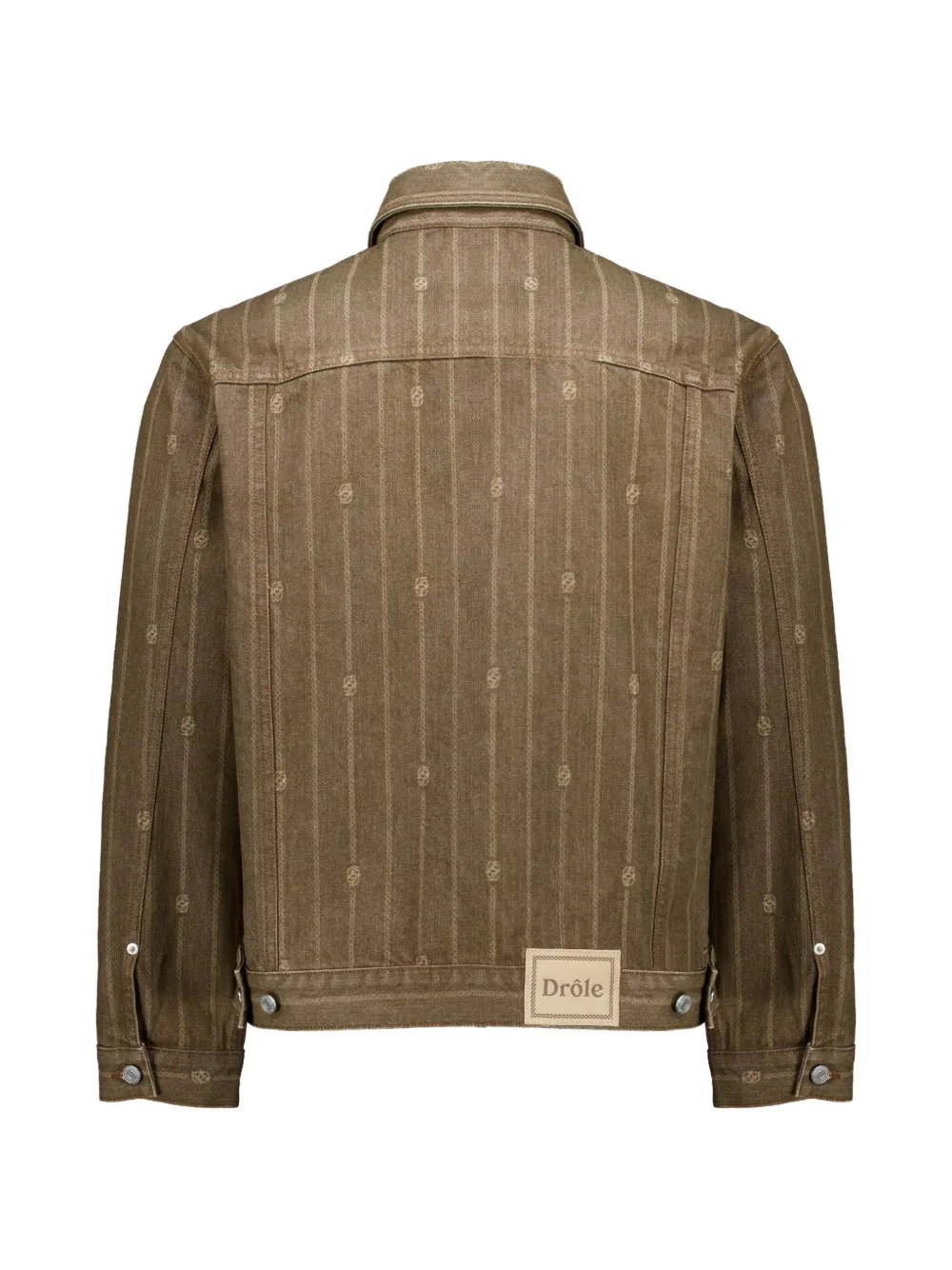 Drôle De Monsieur Jack met monogramprint Bruin